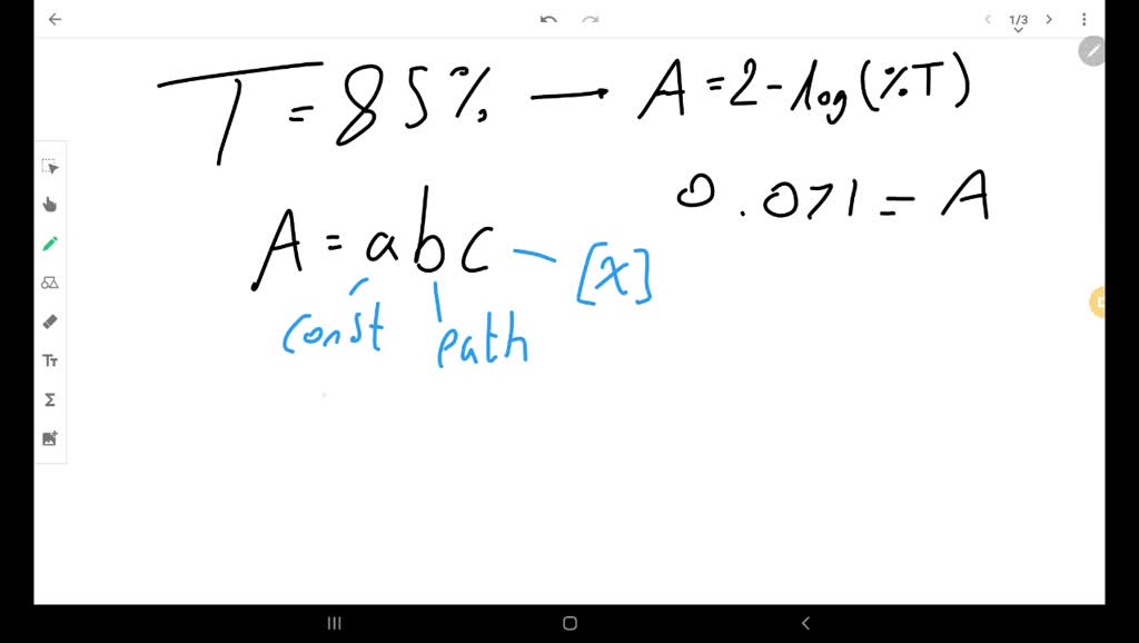 solved-you-transfer-a-solution-to-a-cell-with-a-pathlength-of-1-00-cm-and-measure-the-solution