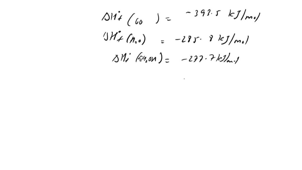 SOLVED '2. Calculate the low calorific value of ethanol, propanol, and