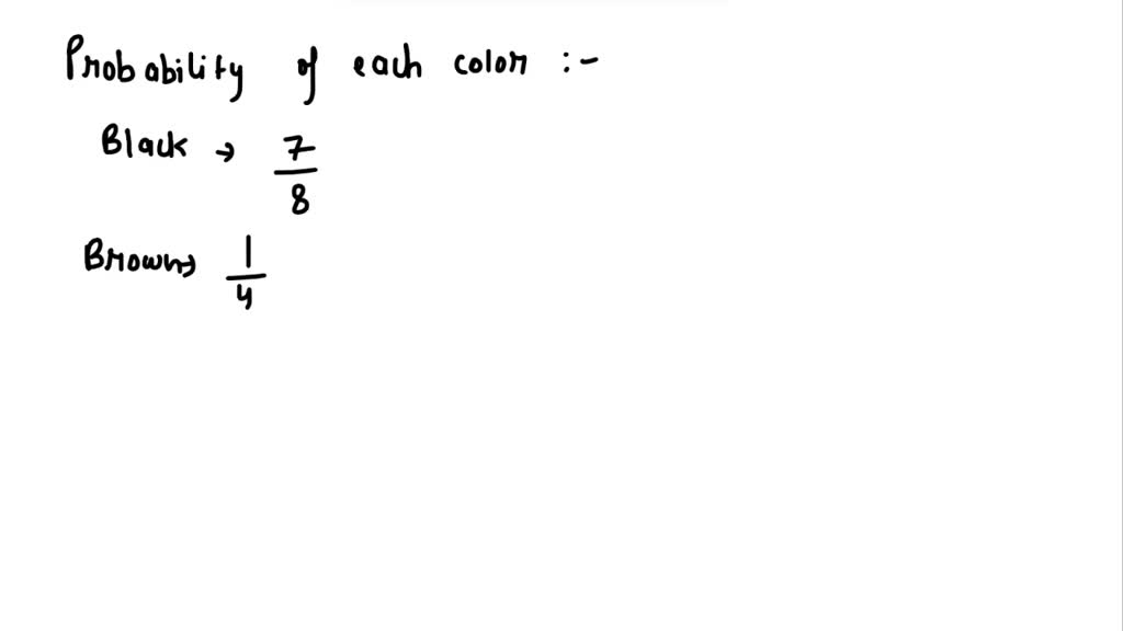 SOLVED Un an example of recessive epistasis (pigment deposition