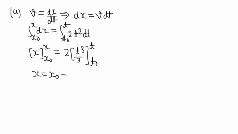 a-particle-moving-along-the-x-axis-has-its-velocity-described-by-the-function-vx-2t2ms-where-t-is-in-s-its-initial-position-is-x0-14-m-at-t0-0-s-aat-18-s-what-is-the-particles-position-b-at-61836