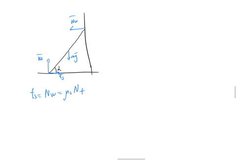 a-30-m-long-ladder-leans-against-a-wall-at-an-angle-of-60-with-respect-to-the-floor-what-is-the-minimum-value-of-s-the-coefficient-of-static-friction-with-the-ground-that-will-prevent-the-la-19742