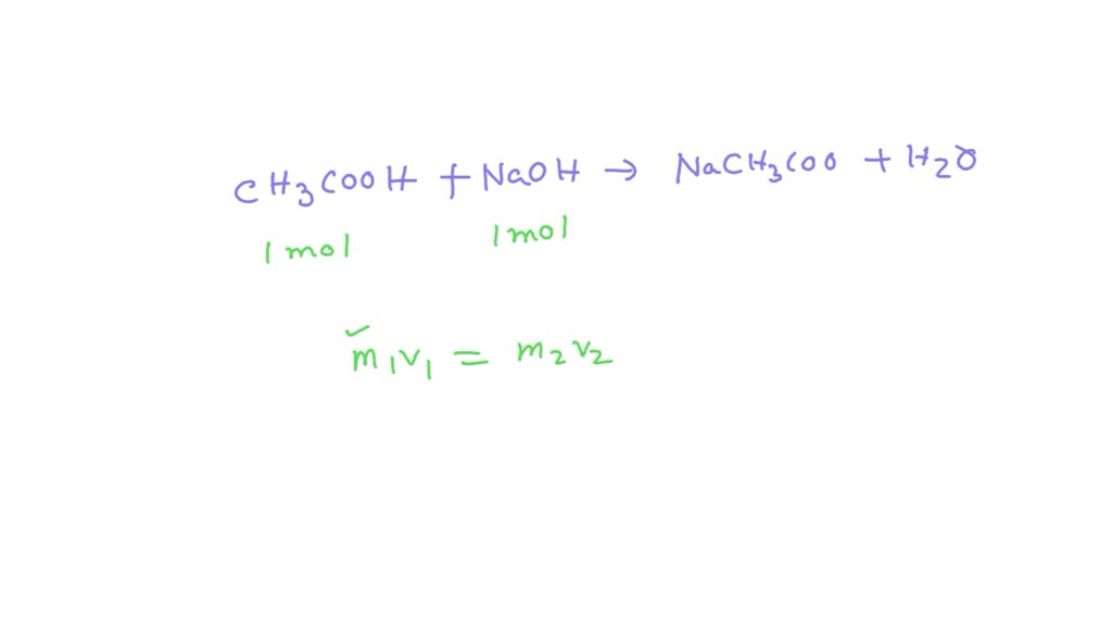 SOLVED: Calculate the initial [CH3COOH(aq)] in mol/L in the ethanoic ...