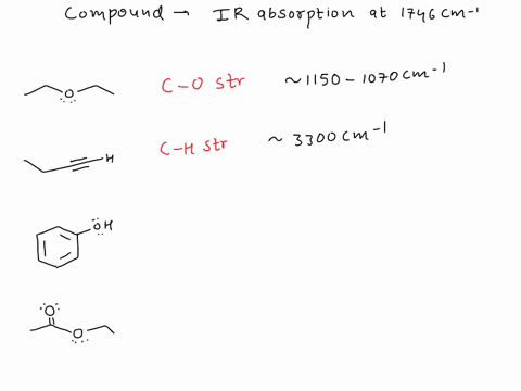 which-compound-would-be-expected-t0-show-intense-ir-absorption-at-1746-cm-b-oh-61868
