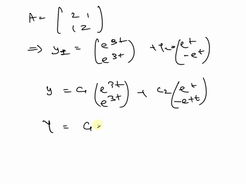 given-the-matrix-a-1-x-a-what-are-the-2-values-of-c1-and-c2-in-the-solution-to-the-initial-value-problem-y-ay-and-y0-k-y-c1-e3t-c2-86032