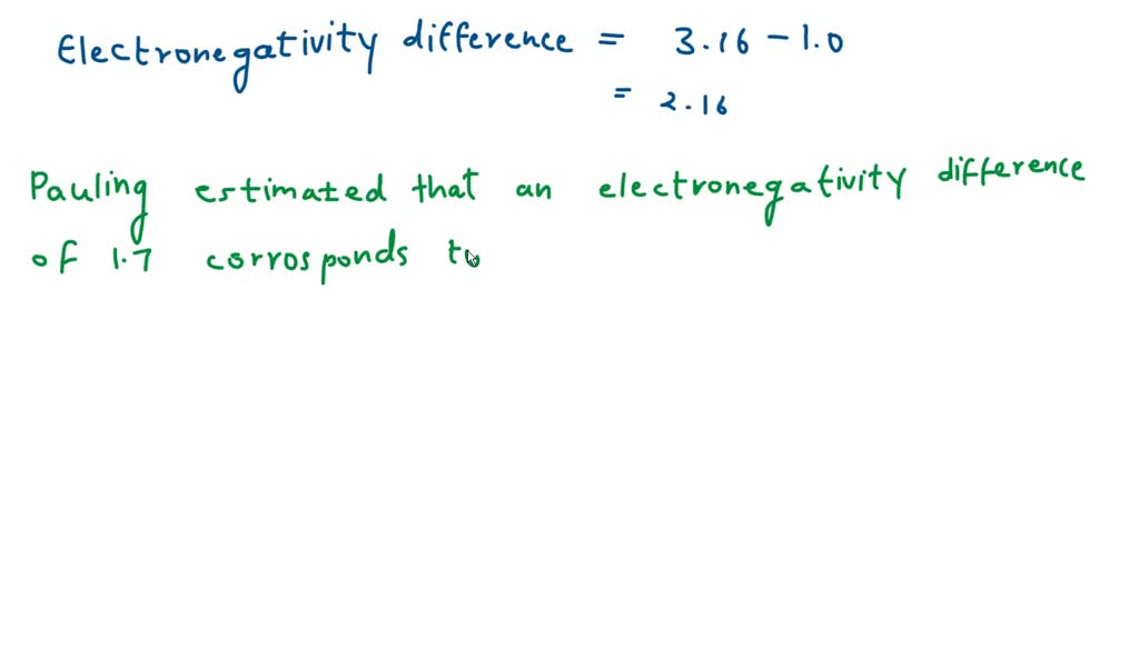 SOLVED What is the nature of the CaCl bond in a molecule of calcium