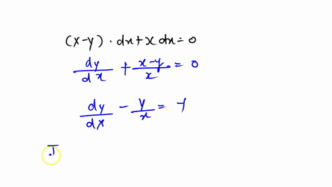 solve-the-given-differential-equation-by-using-an-appropriate-substitution-the-de-is-homogeneous-x-y-dx-xdy-0-74744