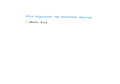 identify-and-describe-two-hipaa-regulations-for-healthcare-providers
