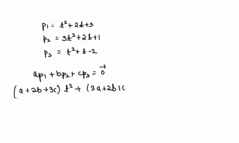 let-v-be-the-vector-space-of-polynomials-of-degree-2-and-p1-42-2t3-pz-312-2t-1-p3-1-t_2-are-the-vectors-p1-p2-p3-linearly-independent-b-is-the-set-p1-p2-p3-basis-of-v-55377