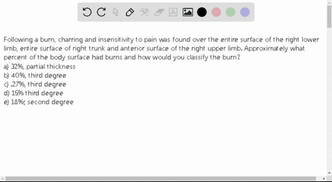 following-a-burn-charring-and-insensitivity-to-pain-was-found-over-the-entire-surface-of-the-right-lower-limb-entire-surface-of-right-trunk-and-anterior-surface-of-the-right-upper-limb-appro-97397