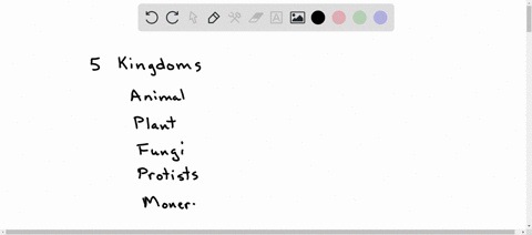 list-the-five-kingdoms-into-which-living-organisms-are-divided-and-give-at-least-one-example-of-an-o-46739