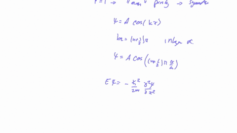 solve-schrodinger-equation-for-mathrmvmathrmx0-for-mathrmamathrmxmathrma-and-mathrmvmathrmxinfty-for-x0-obtain-the-eigen-functions-state-their-parity-obtain-the-energy-expression-and-indicate-if-there