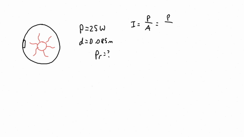 estimate-the-radiation-pressure-due-to-a-bulb-that-emits-25-w-of-em-radiation-at-a-distance-of-85-cm-from-the-center-of-the-bulb-assume-that-light-is-completely-absorbed-estimate-the-force-e-33878