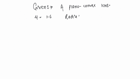 a-plano-convex-lens-is-made-of-refractive-index-of-16-the-radius-of-curvature-of-the-curved-surface-is-60-cm-the-focal-length-of-the-lens-is-a-400-cm-b-200-cm-c-100-cm-d-50-cm