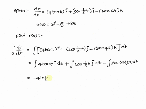 solve-the-following-initial-value-problem-for-r-as-a-function-of-t-differential-equation-dr-dt-4-tan-ti-cos-jji-sec-4tk-initial-condition-r0-3i-2j-3k-rt-27717