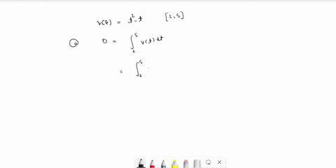 particle-moves-along-a-line-with-velocity-function-vt-t2-_-twhere-v-is-measured-in-meters-per-second-a-find-the-displacement-during-the-time-interval-25-2-points-points-b-find-the-accelerati-94313