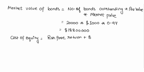 wacc-assume-the-following-about-carla-corporation-tax-rate-is-21-there-are-20000-1000-par-5-coupon-semi-annual-bonds-outstanding-this-is-the-only-debt-these-bonds-are-selling-at-94-of-par-an-11685
