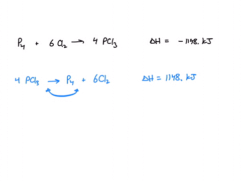 a-chemist-measures-the-enthalpy-change-h-during-the-following-reaction-p4s-6cl2g4pcl3g-h1148kj