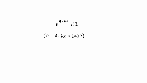 consider-the-following-e8-6-x12-a-find-the-exact-solution-of-the-exponential-equation-in-terms-of-logarithms-xsquare-b-use-a-calculator-to-find-an-approximation-to-the-solution-rounded-to-six-decimal