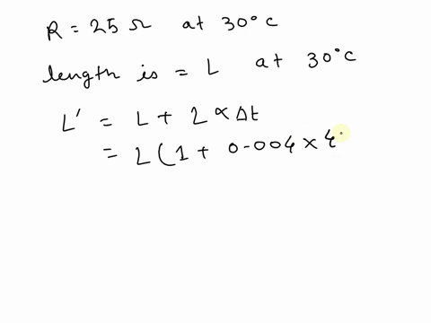 the-resistance-of-winding-wire-made-up-to-a-copper-is-25-ohm-at-30degc-what-is-its-resistance-when-it-operates-at-a-temp-of-75degc-assume-temperature-coefficient-at-20degc-equals-to-0004degc-81406