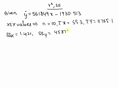 the-table-shows-ihe-lolal-square-oolage-in-billions-ol-relalling-space-at-shopping-centers-and-heir-sales-in-billions-of-dollars-for-10-years-the-aquation-ofr-he-regression-line-i5-561849x-1-03468