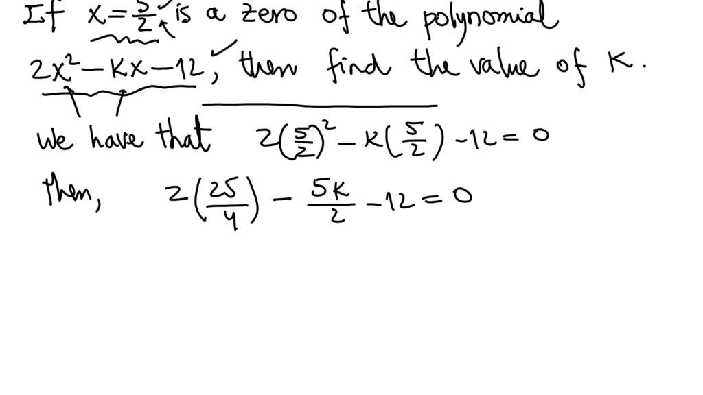 find the zero of the quadratic polynomial x square 15