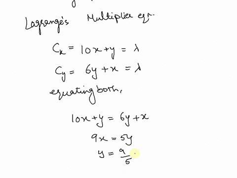 a-company-manufactures-x-x-units-of-one-item-and-y-y-units-of-another-the-total-cost-in-dollars-c-c-of-producing-these-two-items-is-approximated-by-the-function-c5x2xy3y2500-c5x2xy3y2500-a-i-98826