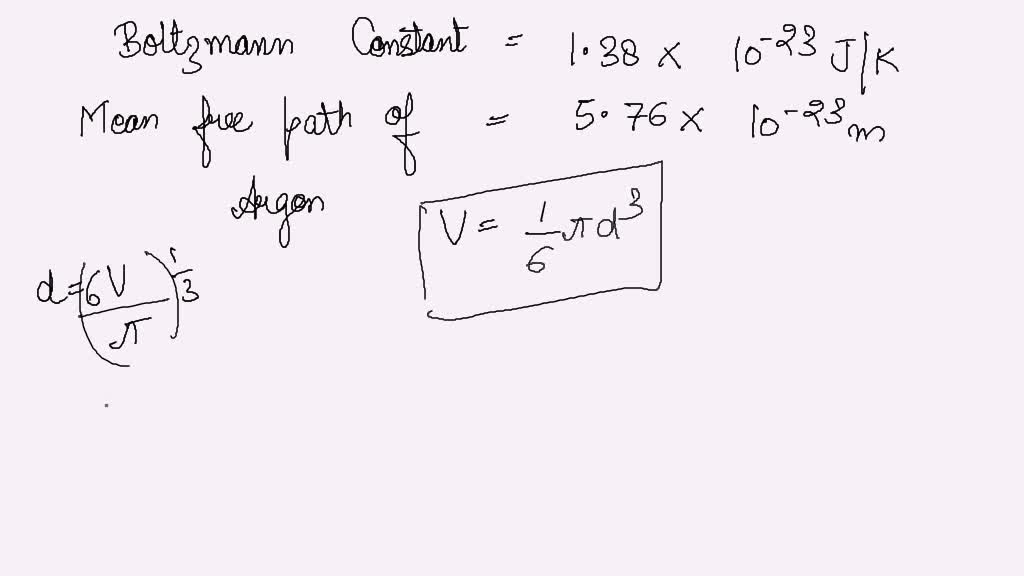 Mean Free Path Of Argon
