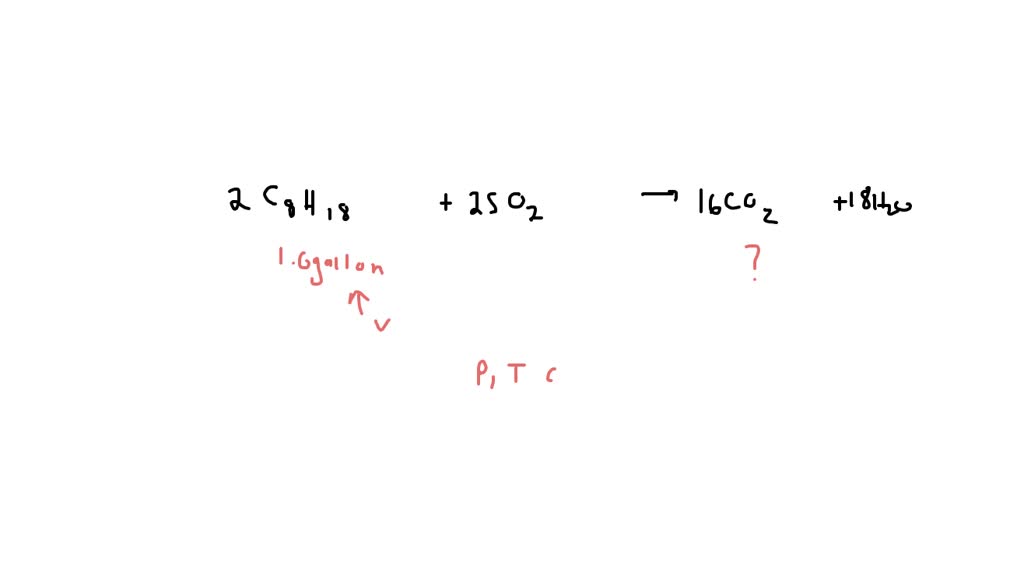 SOLVED Say you could capture the carbon dioxide gas produced by the combustion of 1.0 gallon of
