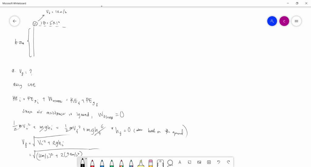 A baseball is thrown from the roof of a 22.0mtall building with an
