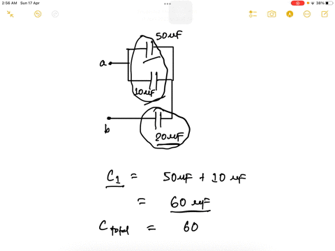 find-the-total-energy-stored-in-units-of-mj-in-the-group-of-capacitors-shown-below-given-that-the-potential-difference-vab-is-equal-to-374-v-50-pf-10-pf-20-uf-select-one-a-2098-b-507-c245-d-39737