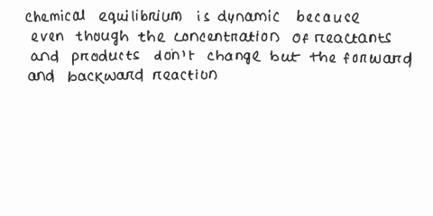 why-is-a-chemical-equilibrium-described-as-dynamic-13303