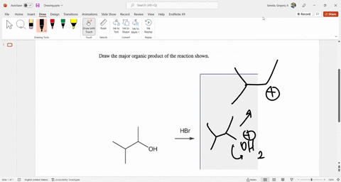draw-the-major-organic-product-of-the-reaction-shown-hbr-oh-3-ncorre-43537