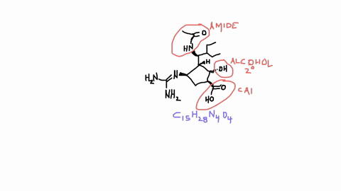 consider-the-experimental-antiviral-drug-peramivir-shown-below-a-neuraminidase-inhibitor-recently-2-28687
