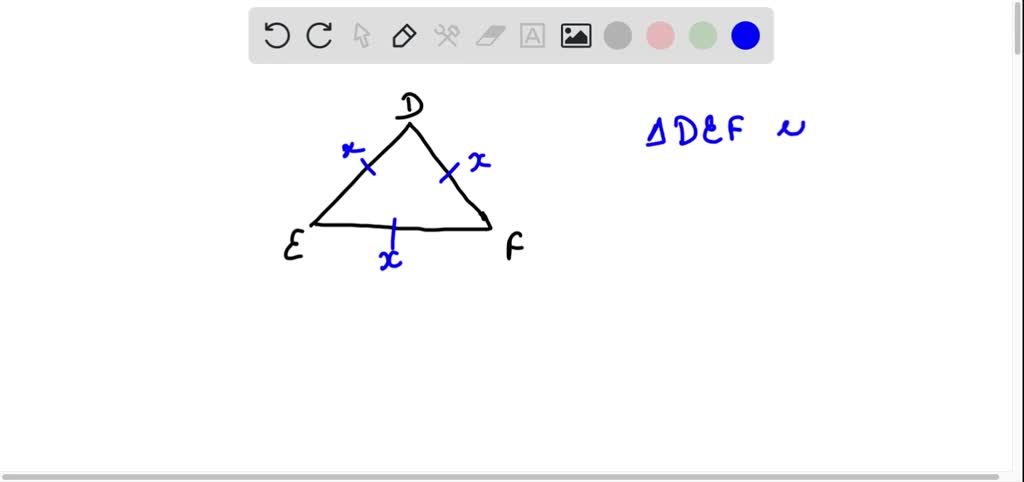 Solved Question Triangle Def Has Three Sides Of Length X What Are All The Possible Types Of 0551