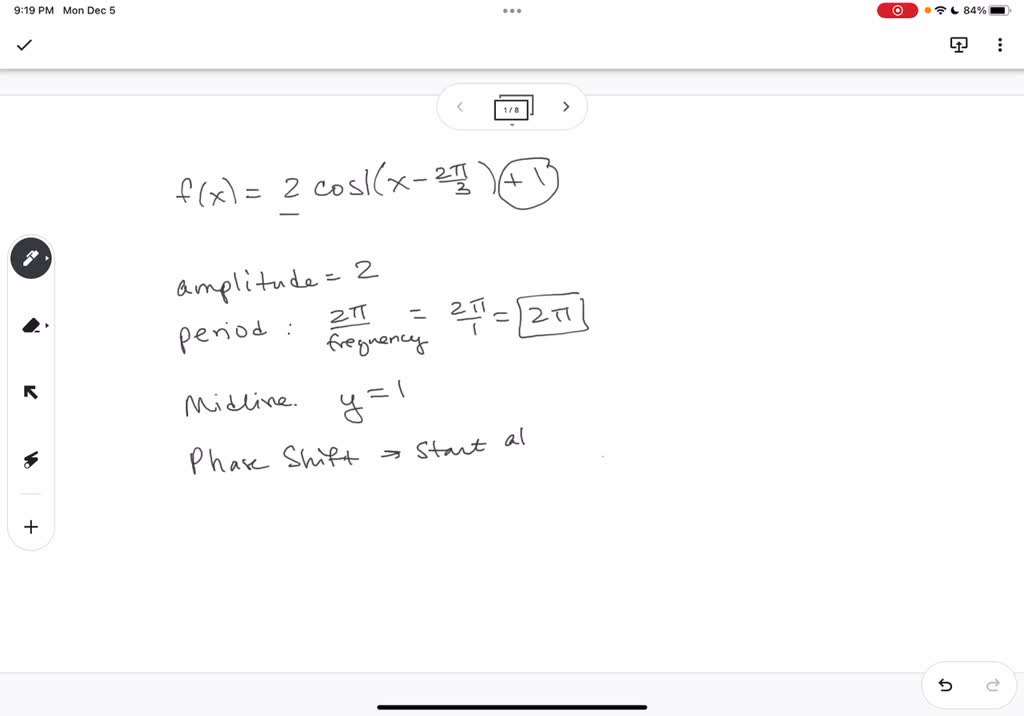 SOLVED Consider The Function F x 2 cos x 2 3 1 Determine Its solved-consider-the-function-f-x-2-cos-x-2-3-1-determine-its