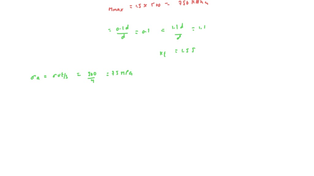 SOLVED: A shaft is supported by bearings at A and D, is subjected to ...