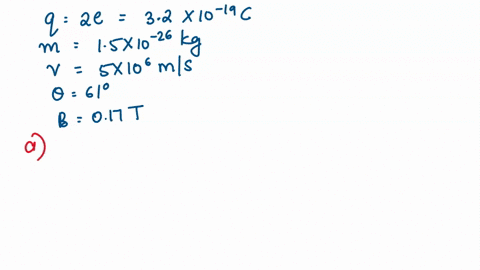a-beryllium-9-ion-has-positive-charge-that-is-double-the-charge-of-proton-and-mass-of-150-x-10-26-kg_-at-a-particular-instant-it-is-moving-with-speed-of-500-x-106-ms-through-a-magnetic-field-69627