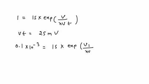 for-a-silicon-diode-withn15-find-the-change-in-voltage-if-the-current-changes-from-01ma-to-10ma-18196