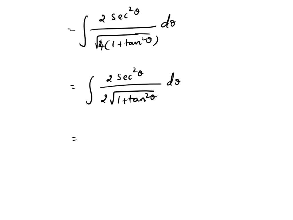 Solved 5 Evaluate The Following Integral Using Trigonometric Substitution Dx V4x2 0003