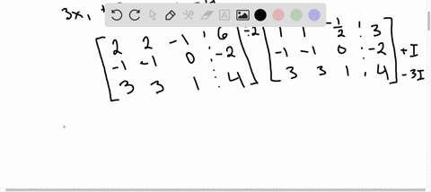 convert-the-given-system-to-an-augmented-matrix-2x1-2x2-x3-6-x1-x2-2-3x1-3x2-x3-4-find-all-solutions-by-reducing-the-system-to-echelon-form-and-back-substituting-if-there-are-an-infinite-num-28572
