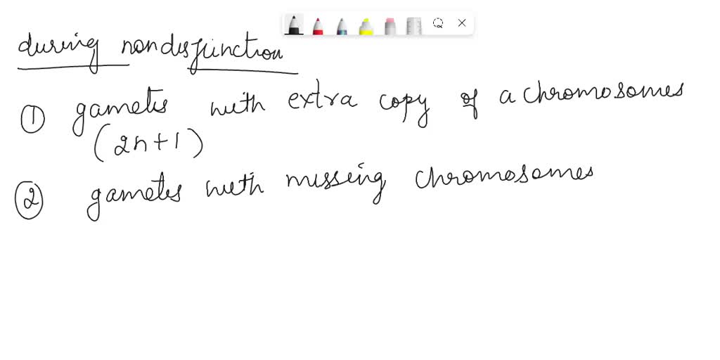 SOLVED If nondisjunction occurs during meiosis II, as shown in the