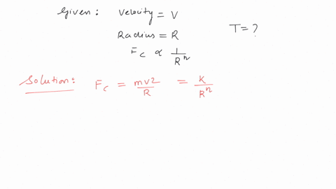 a-particle-is-moving-with-a-uniform-speed-in-a-circular-orbit-of-radius-r-in-a-central-force-inversely-proportional-to-the-nth-power-of-r-if-the-period-of-rotation-of-the-particle-is-t-then
