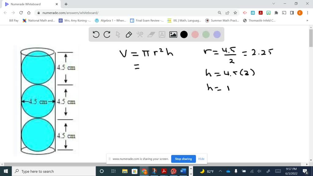 SOLVED 'Toy rubber balls are packaged in a cylinder that holds 3 balls
