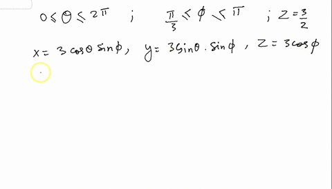 use-parametrization-to-express-the-area-of-the-surface-as-double-integral-then-evaluate-the-integral-the-lower-portion-cut-from-the-sphere-x2y22-9-by-the-cone-z-nry-let-u-0-and-v-and-use-sph-91138