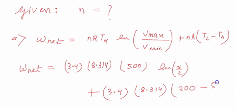 a-three-step-cycle-is-undergone-by-34-mol-of-an-ideal-diatomic-gas-1-the-temperature-of-the-gas-is-i-55464