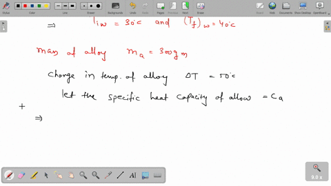 the-energy-given-off-by-300-g-of-a-particular-alloy-as-it-cools-down-by-50-degrees-raises-the-temperature-of-300g-of-water-from-30-degrees-to-40-degrees-the-specific-heat-capacity-of-liquid-water-is-6