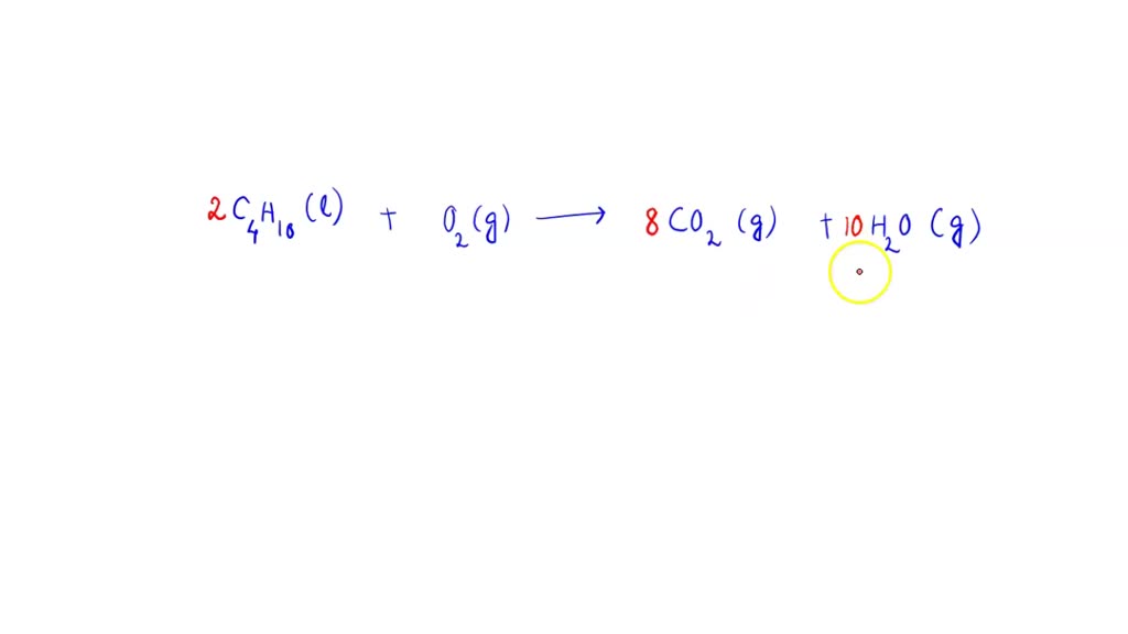 SOLVED Write a balanced chemical reaction from each of the following
