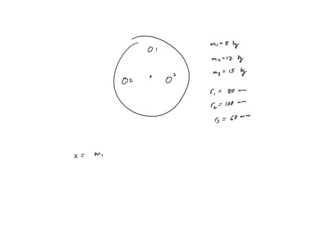 three-masses-of-8-kg-12-kg-and-15-kg-attached-at-radial-distances-of-80-mm-100-mm-and-60-mm-respectively-to-a-disc-on-a-shaft-are-in-complete-balancedetermine-the-angular-positions-of-the-ma-58944