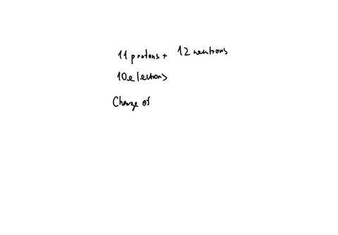an-ion-an-atom-with-unequal-numbers-of-protons-and-electrons-has-a-nucleus-containing-11-protons-and-12-neutrons-there-are-10-electrons-in-the-electron-cloud-what-is-the-net-electric-charge-27272
