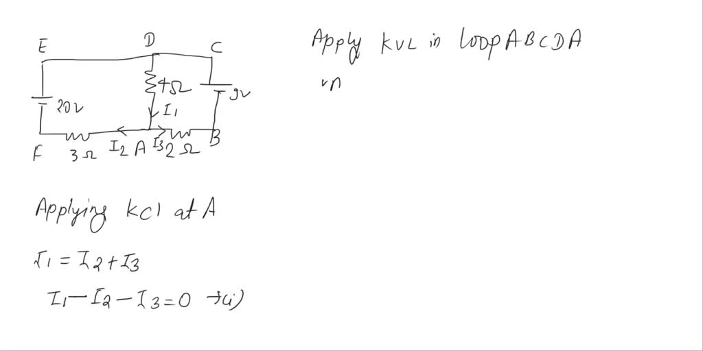 SOLVED: Texts: Explain the KCL equations, please. In the circuit given ...